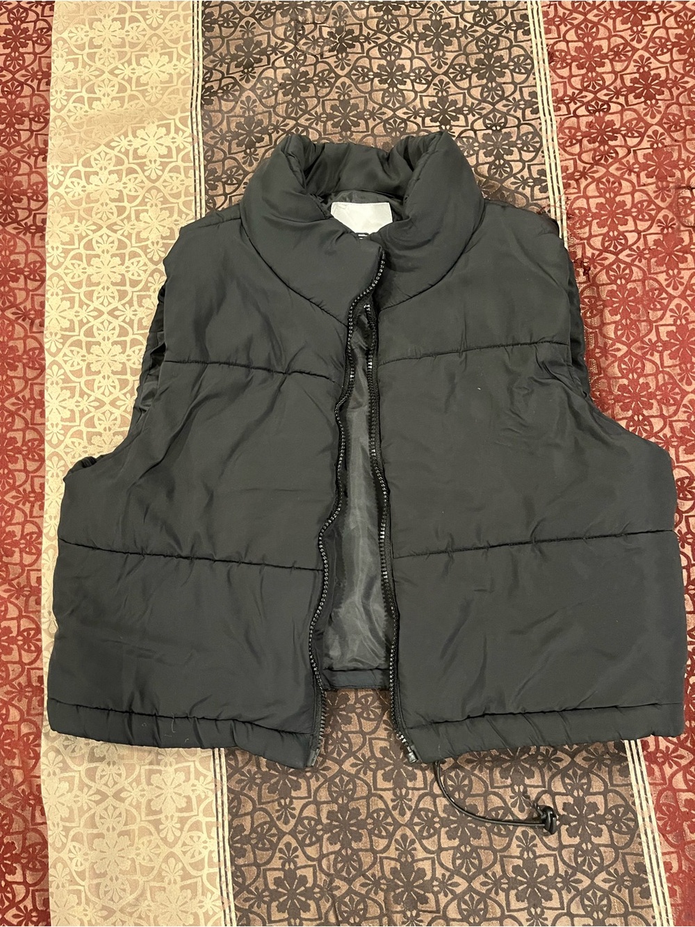 RSQ Black Quilted Puffer Vest